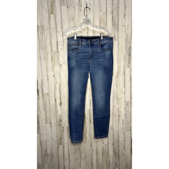 Frye Women's‎ Cropped Denim Jeans Size 6 Blue Mid Rise - Picture 1 of 4